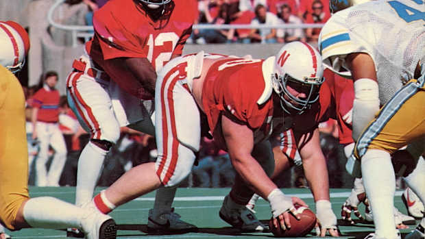 Turner Gill and Dave Rimington vs. Colorado in 1981